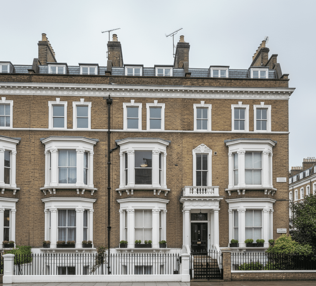 Exterior of a multi-let property with professional management