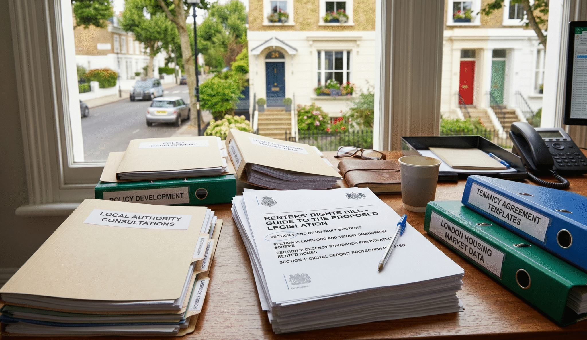 Landlord Reviewing New Bill